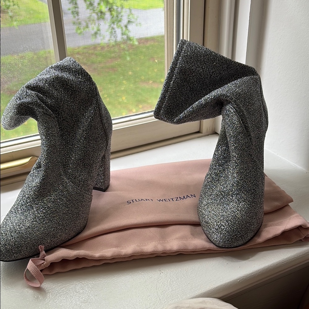 Stuart Weitzman Stretch Booties - unworn